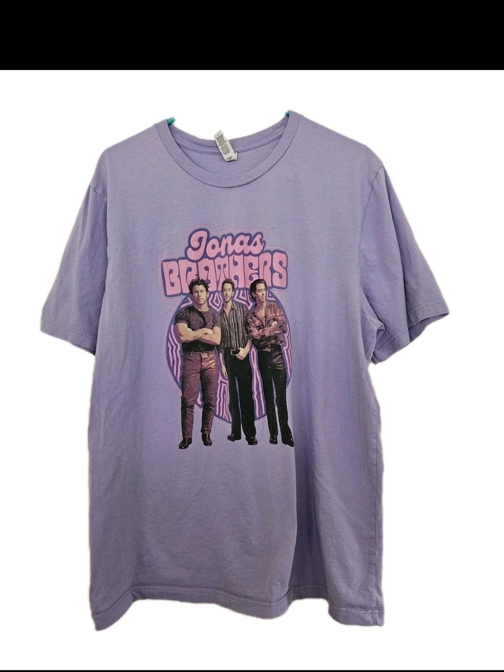 Jonas Brothers Purple Retro Tee Shirt The Tour Concert Merch Unisex 2XL XXL